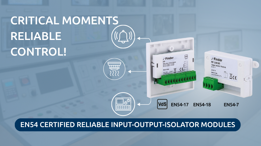 Finder 200 Series | Intelligent Addressable Modules – Output, Input, and Isolator Solutions