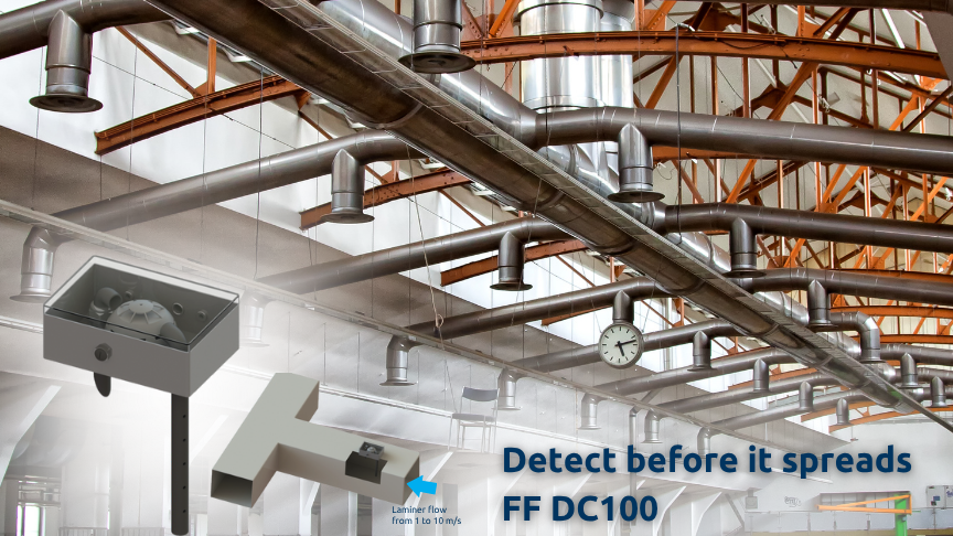 Finder 100 Series |  Air Duct Detector Housing FF DC100