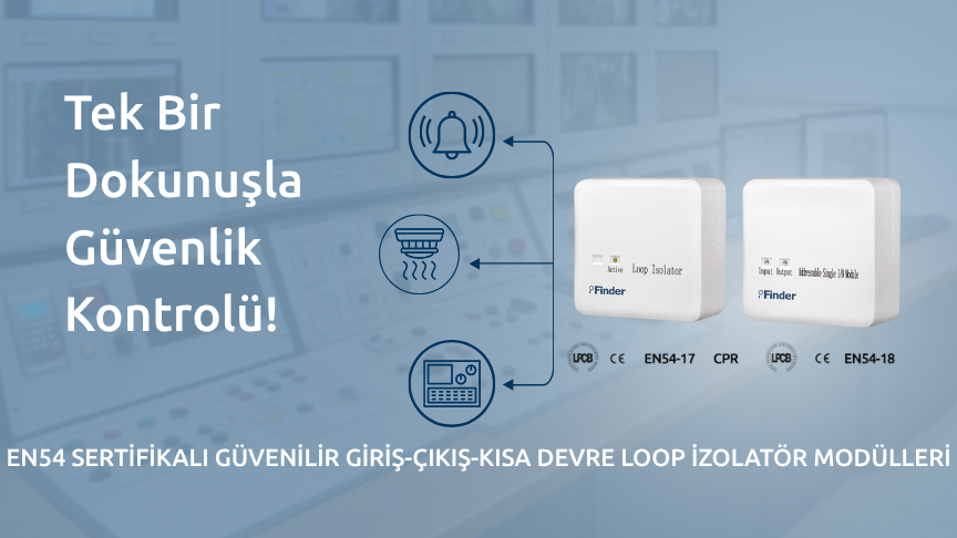 Finder 500 Serisi I Intelligent Adresli Modüller – Giriş, Çıkış ve İzolatör Çözümleri